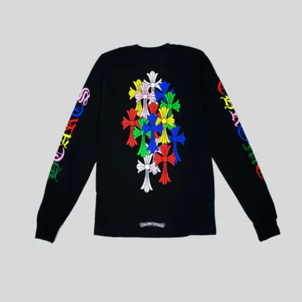 Multi Color Cross Cemetery L/S CH T-shirt