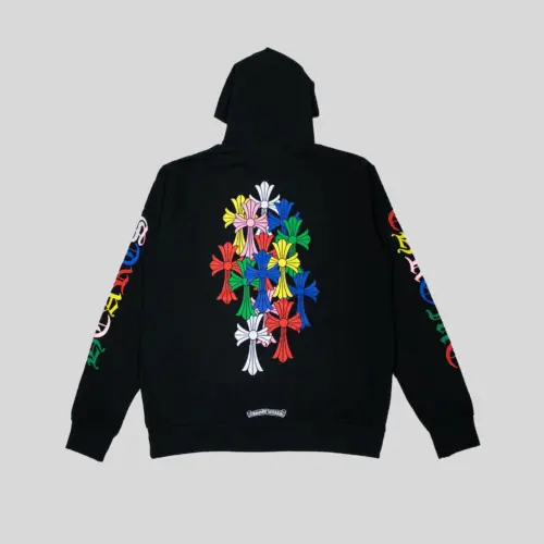 Chrome Hearts Multi Color Cross Cemetery Hoodie