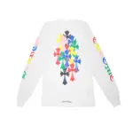 Multi Color Cross Cemetery L/S CH T-shirt